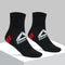 Reebok Ankle Socks Pack of 3 Black & Red